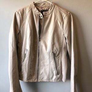 Express faux leather jacket.